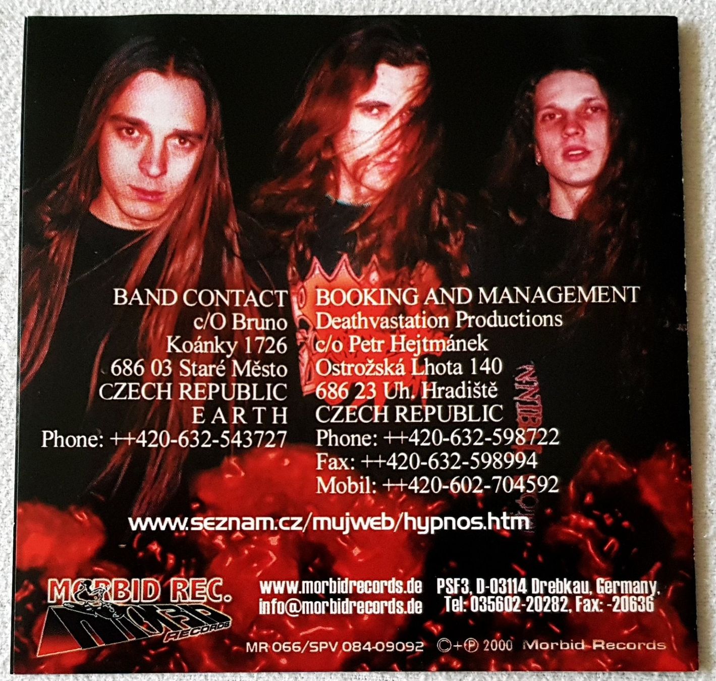 CD: Hypnos - Hypnos - CD - 2000 - First Press – Usato da Uster venduto da Zardodel 5