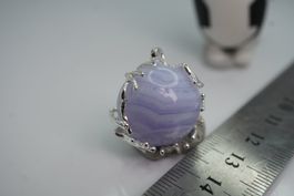 Chalcedon   Türkei    Gefasst    Anhänger edel Ästchen