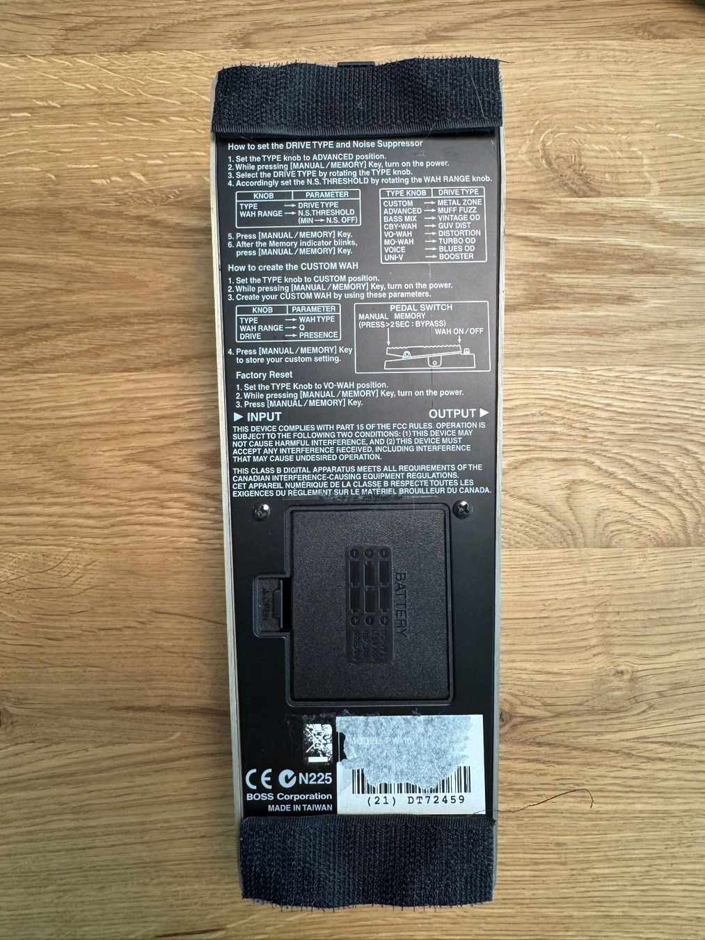 Boss Strumenti musicali: Boss PW-10 V-Wah – Usato da Windisch venduto da Robinkae 1