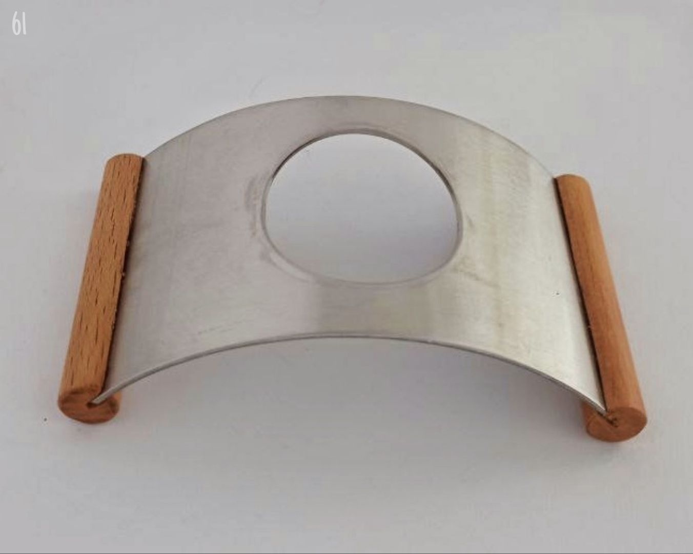 Altre Stoviglie: Vintage Eierbecher aus Metall und Holz – Usato da Dietikon venduto da Magi2 1