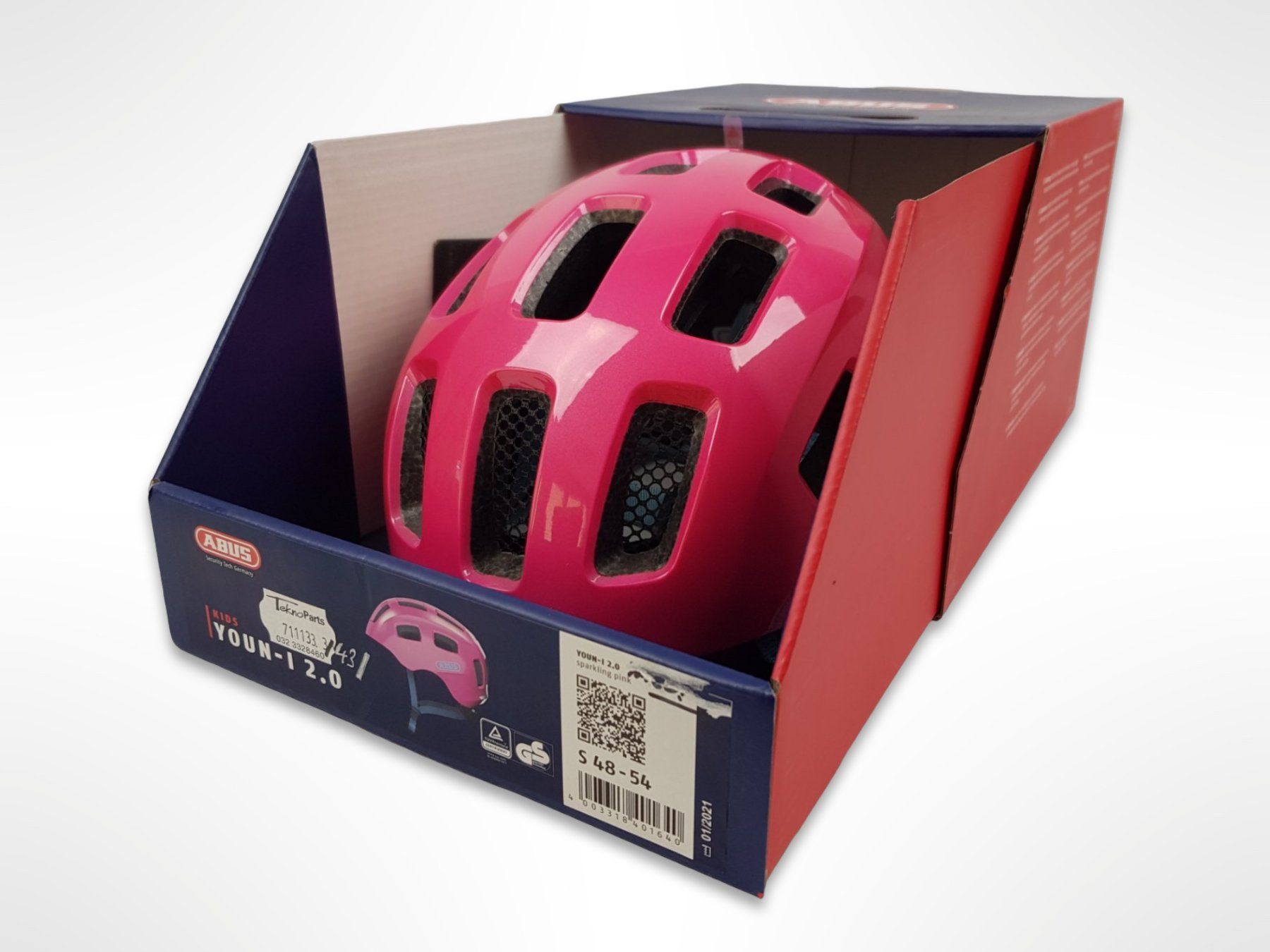 Abus Helme: ABUS Youn Velohelm Pink Gr. S – Neu (gemäss Beschreibung) aus Suhr von Restwert_Suhr 1