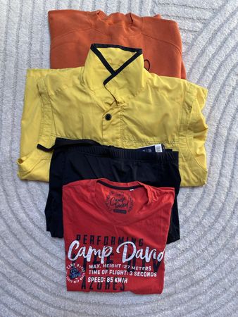 Gr L Herren Kleiderpaket: Weste VeloHose Pullover Shirt Set