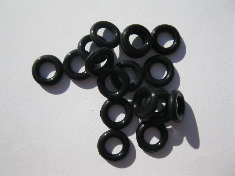 QUARKZMAN 4er Set Gummiringe Top Hat - Silikon Lochdichtungen 42mm Für Auto & Elektro