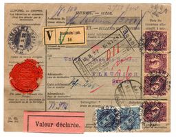 Schweden Suède 1922 - Adresskort Bulletin d’Expédition - RAR