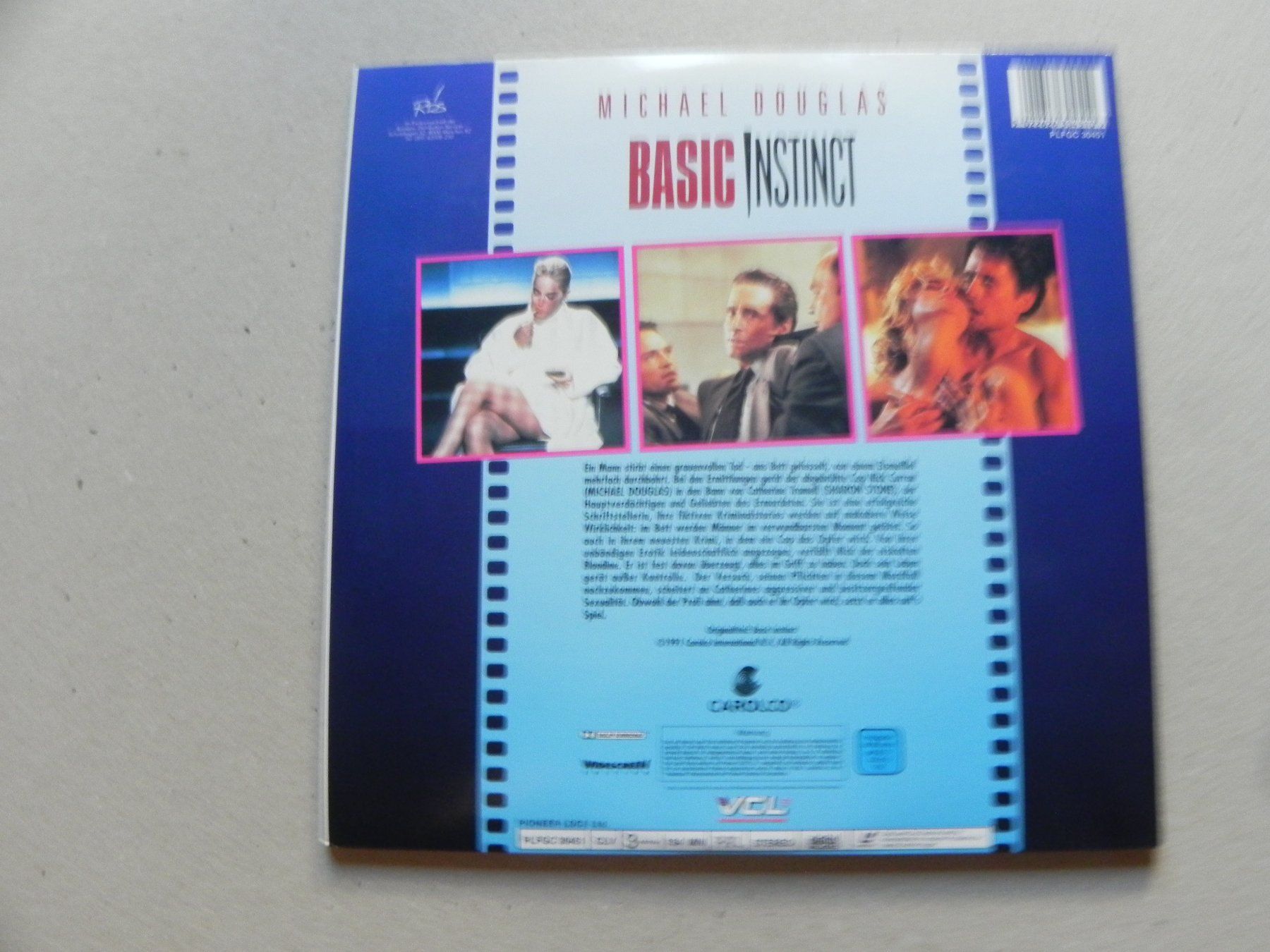 Tutti i DVDs: Laserdisc Erotik Triller Film basic Instinct Sharon Stone – Nuovo e nell'imballaggio originale da Siebnen venduto da krimsie 1