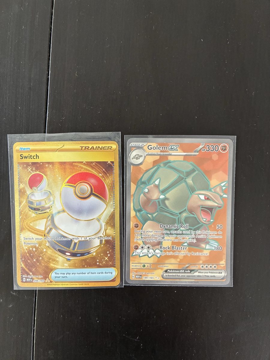 Pokémon Sammelbilder & Trading cards: Pokemon Karten Switch Golem EX MEW 151 Set – Neu (gemäss Beschreibung) aus Männedorf von mutschellen8 1
