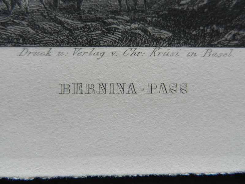 Incisioni: Bernina Pass Oberengadin – Usato da Risch venduto da Rischli15 1
