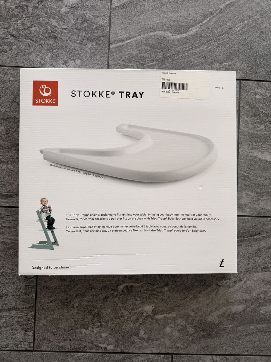 Stokke Seggioloni: Stokke Tripp Trapp Tray/Tisch Weiss  – Usato da Forch venduto da Jini_5487