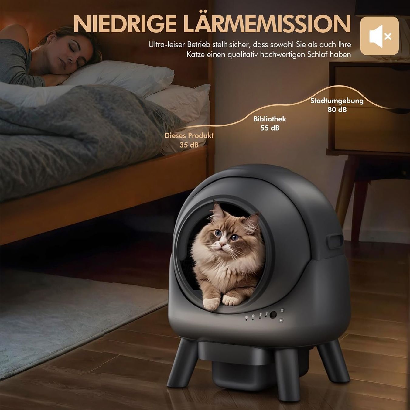 WC: NEU - Selbstreinigende Katzentoilette – Usato da Grabs venduto da applegrabs 1