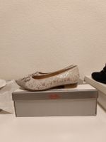 Ara Ballerinas, Gr. 37.5, Grau/Silber, Neuwertig, Top!