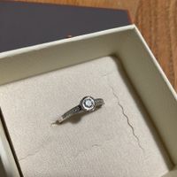 18K Weissgold Ring mit Brillanten – neuwertig & Zertifikat