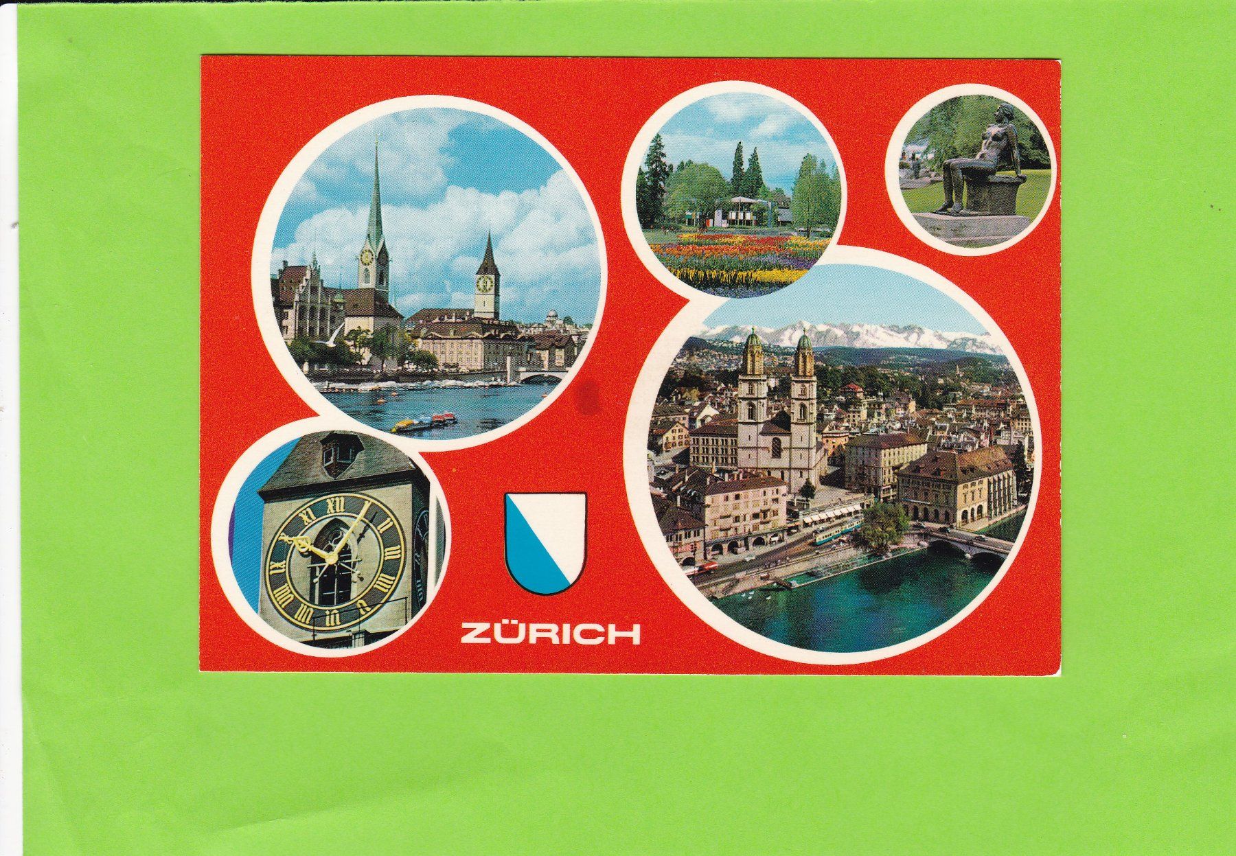 Cartoline postali: Zürich – Usato da St. Peterzell venduto da neckertal