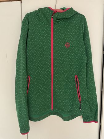 Ternua Fleecejacke Damen Grösse L grün pink