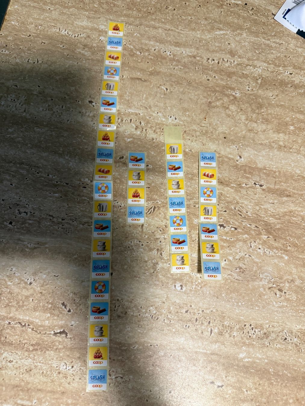 Coop Raccolte di bollini & punti: Coop Splash Märkli 38 Stück – Nuovo (secondo la descrizione) da Rothenburg venduto da Seidenschnabel