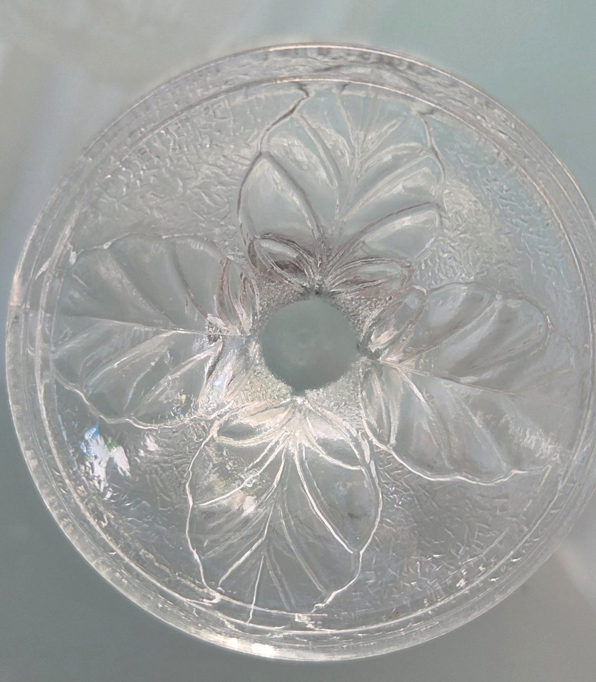 Bicchieri: 6 Dessertschalen Glas Fruchtmuster – Usato da Pratteln venduto da Barfuss999 1
