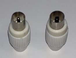 Stecker für Koaxial-Kabel (Radio und TV)