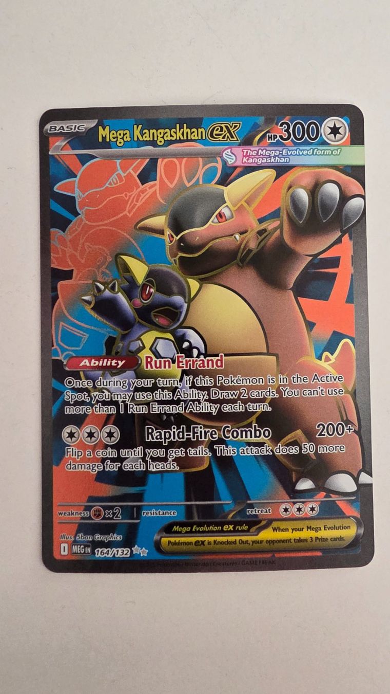 Pokémon Carte collezionabili: Mega Kangaskhan EX - 164/132 - Mega Evolution - Full Art – Nuovo (secondo la descrizione) da Richterswil venduto da Goennjamin90