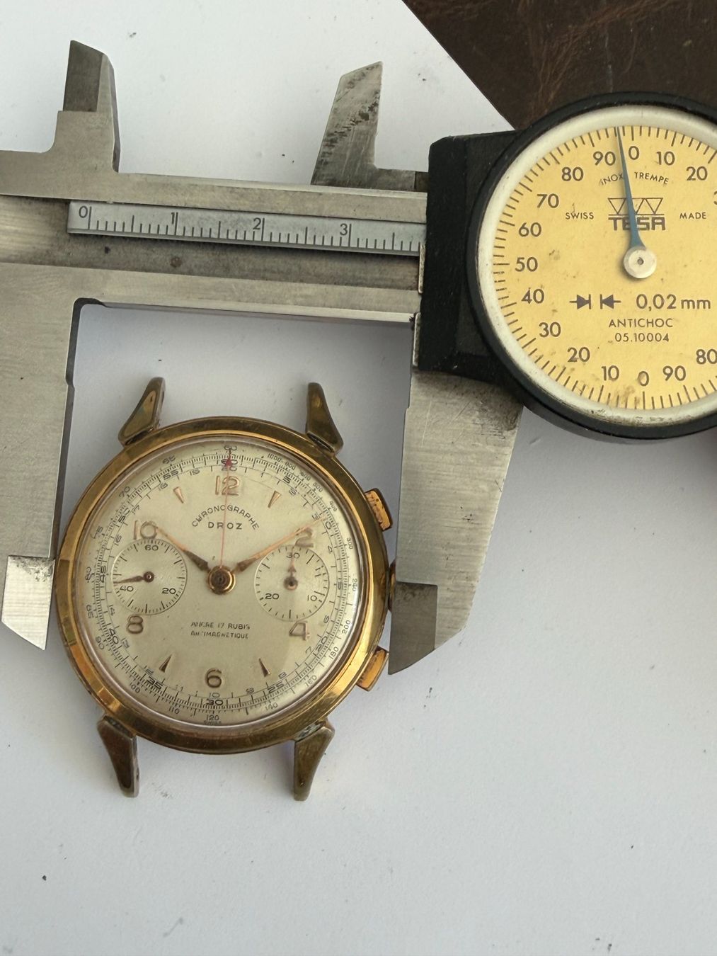 Orologi: Chronograph Droz Venus 188 – Usato da Worblaufen venduto da chronyves 2