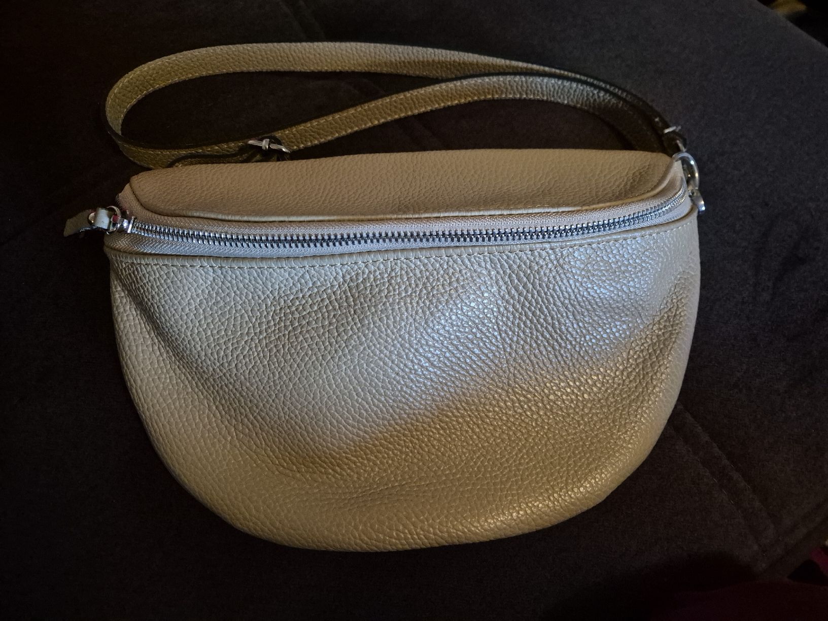 Borse da donna: Bauchtasche Leder Beige – Nuovo e nell'imballaggio originale da Dörflingen venduto da S.Huber02