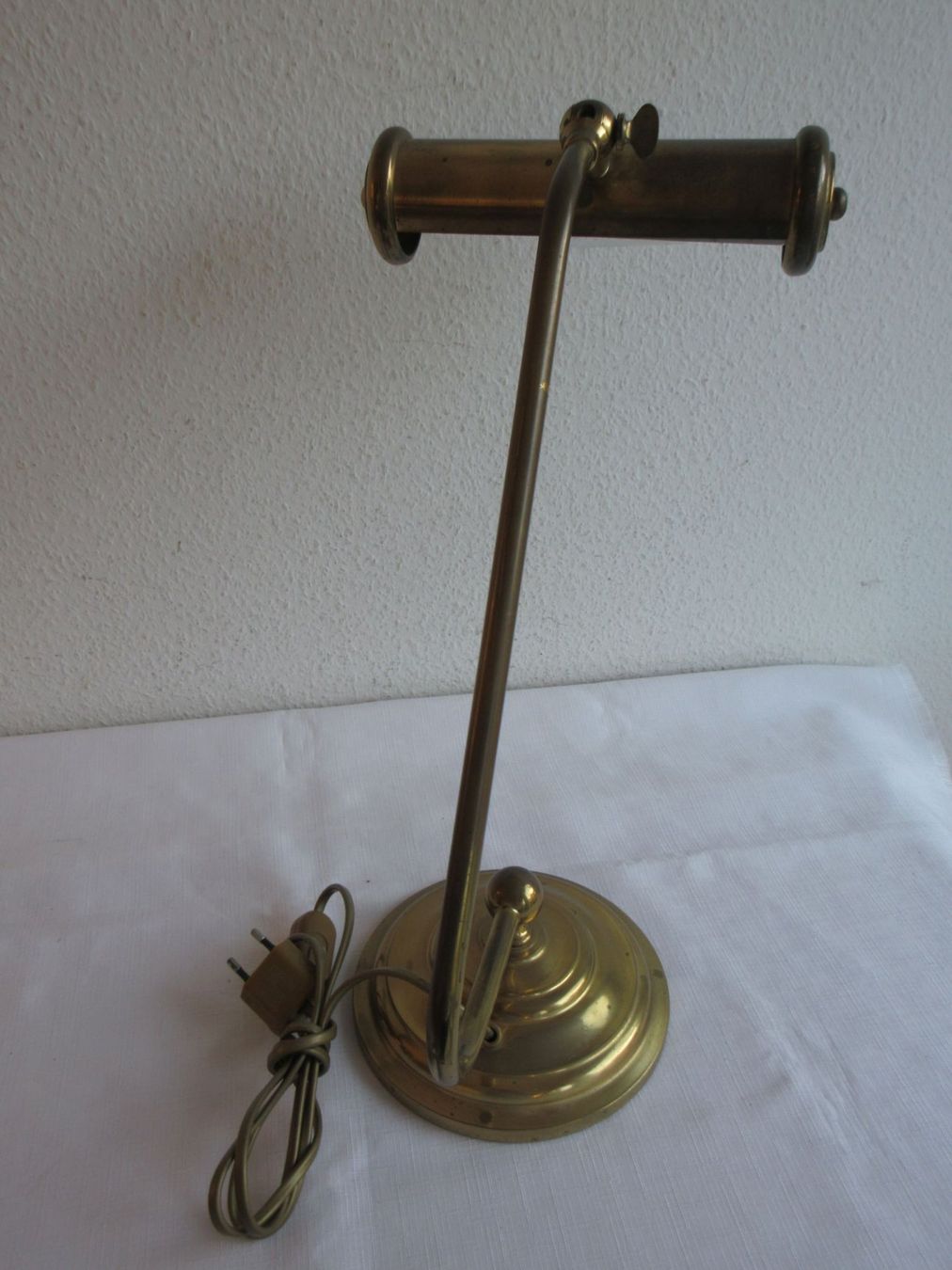 Lampade: Messing Tischlampe, Bankerlampe – Usato da Binningen venduto da Oldfashion 3