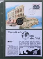 Münzbrief  Monaco 🇲🇨 1987 - Münze RAR