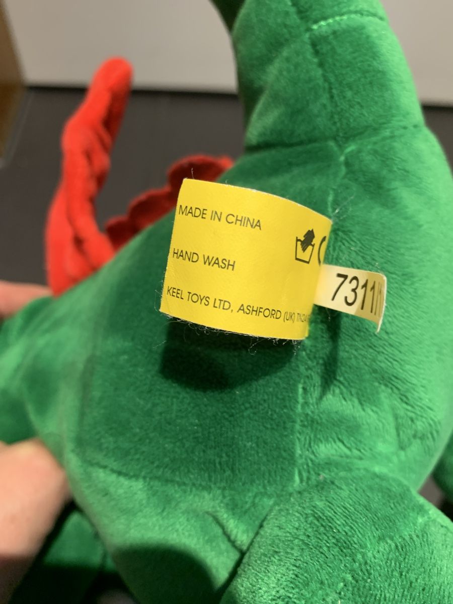 Giocattoli: Stofftier LEGOLAND-Maskottchen Drache OLLI, ca. 26 cm – Usato da Winterthur venduto da amapola 4