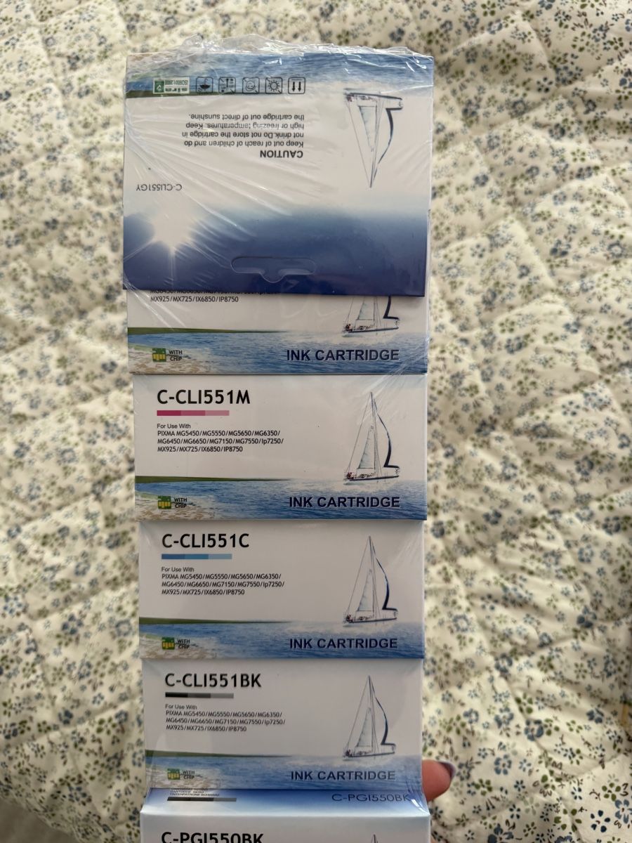 Canon Cartucce per stampanti & toner: Canon Ink Cartridge Bundle - CLI-551&PGI-550 - New! – Nuovo e nell'imballaggio originale da Matten b. Interlaken venduto da kat_68g9 2