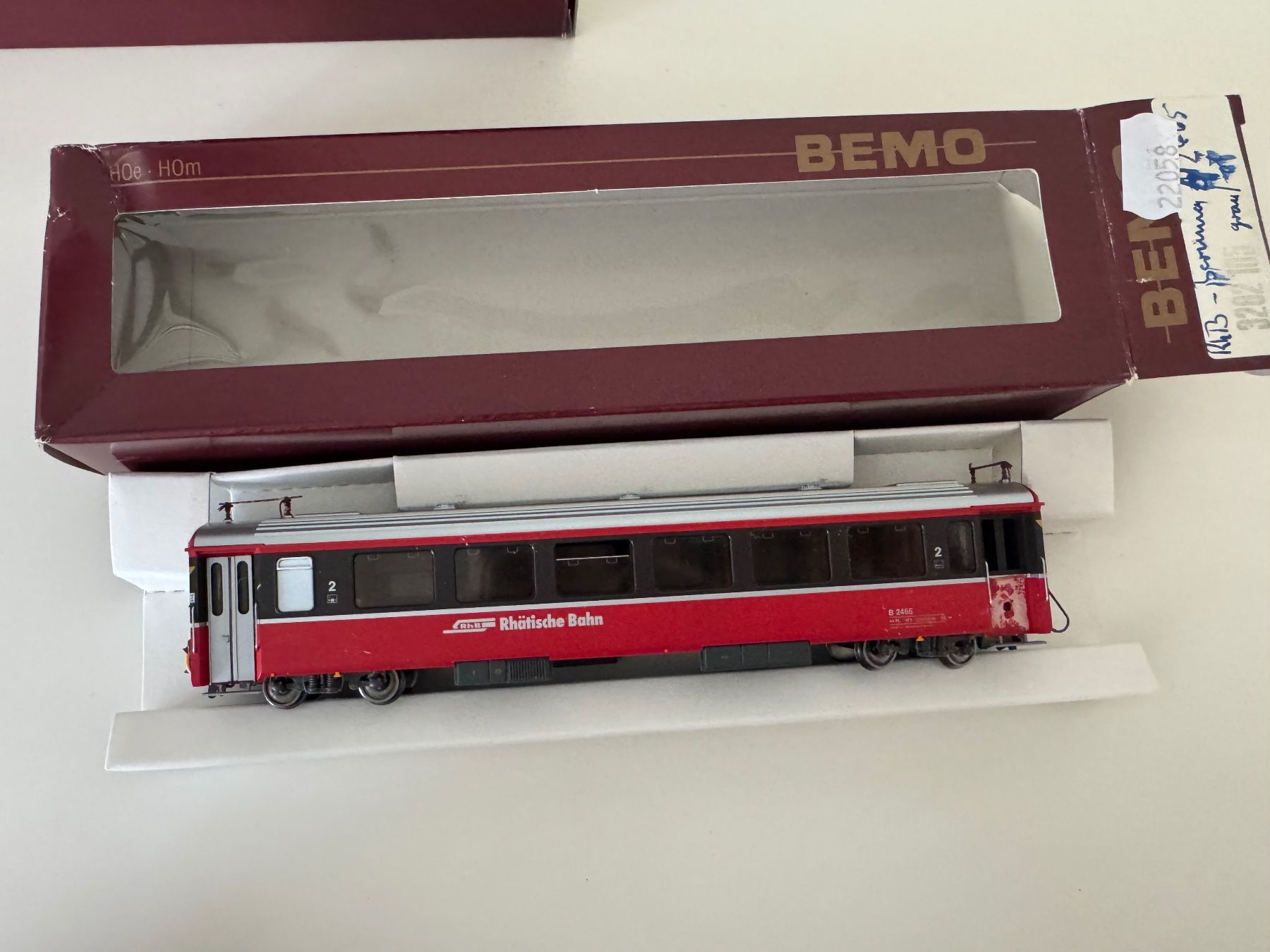 Bemo Trains électriques: Bemo - 2. Klasse Rhätische Bahn Waggon mit OVP, B2456 – D'occasion à Winterthur par Arma3
