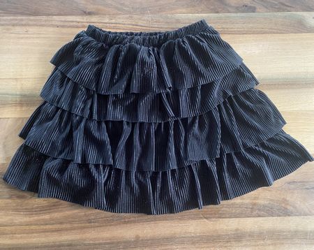 Jupe Rock ZARA schwarz Glitzer Grösse 164 Mädchen