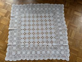 Gehäkelte Tischdecke, Handarbeit, Vintage Look, Top!