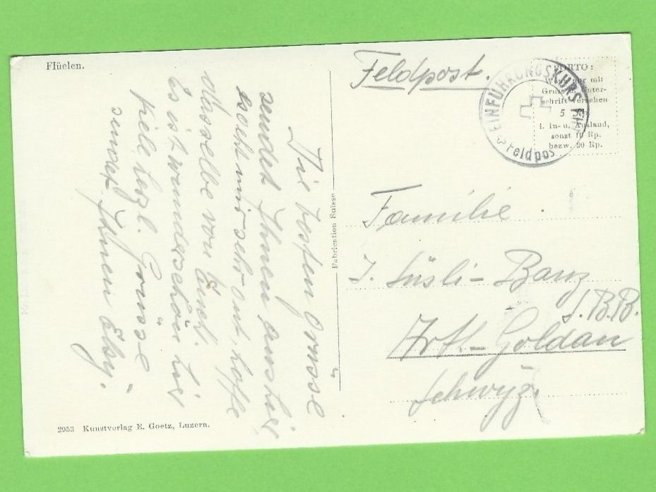 Cartoline postali: Flüelen – Usato da Zürich venduto da t24_de 1