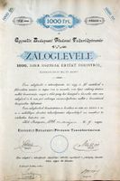 4,5% Vereinigte Budapester Hauptstädtische Sparcassa - 1896