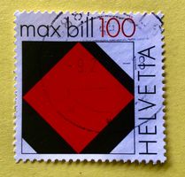 Nr.1294  Max Bill Sondermarken GESTEMPELT 2008   