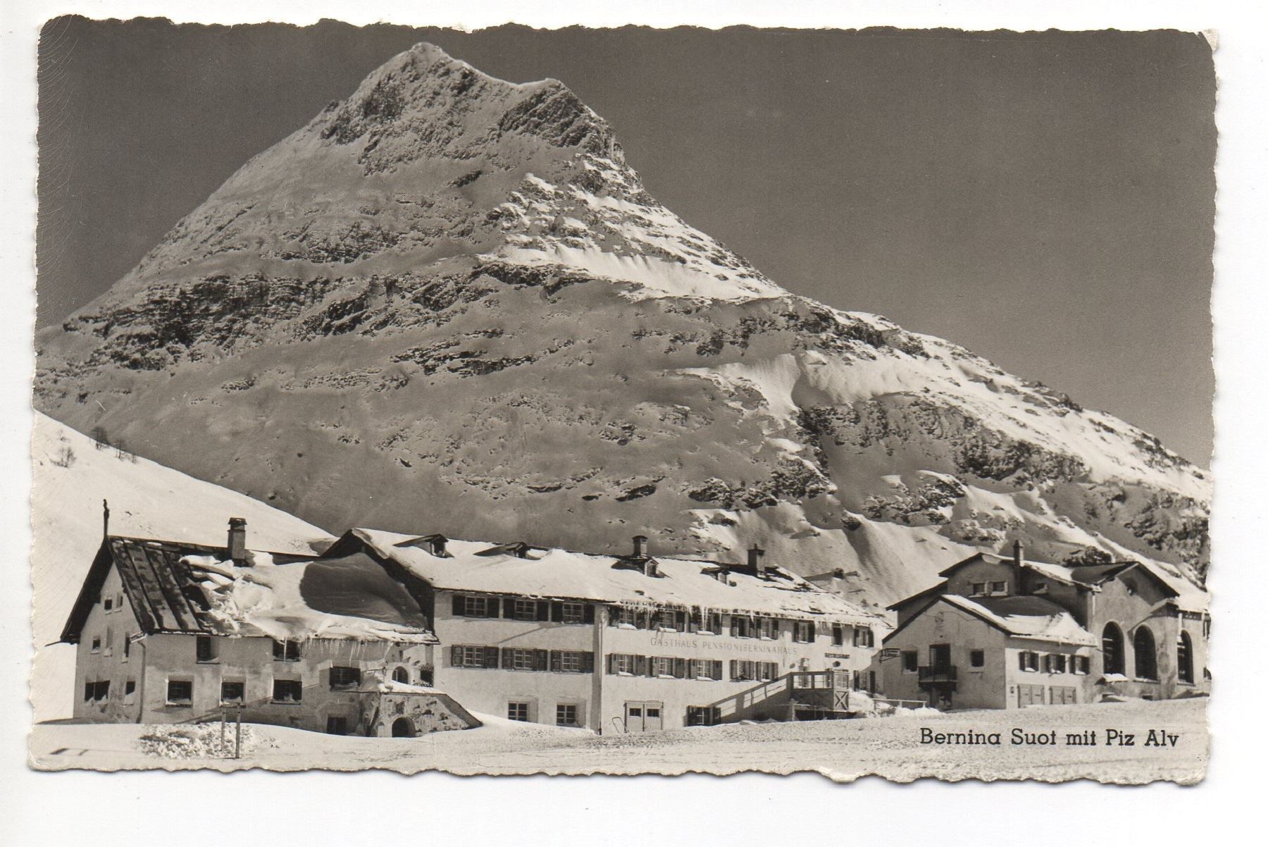 Ansichtskarten: BERNINA SUOT mit Piz Alv – Gebraucht aus Jona von philajona