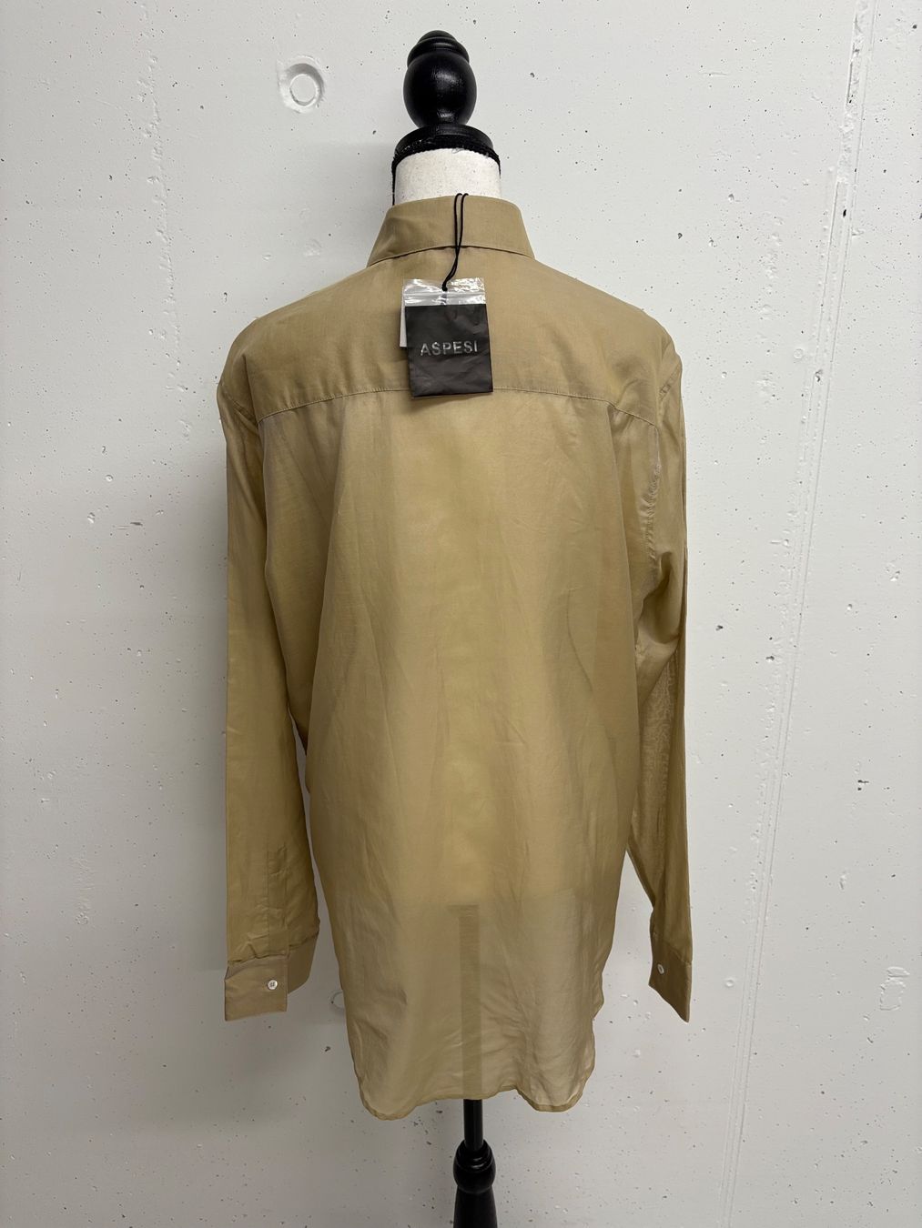 Camicette: Neue Aspesi Bluse in Gold Beige Gr. 44 mit Seide – Nuovo e nell'imballaggio originale da Regensdorf venduto da secondchancefashion 3