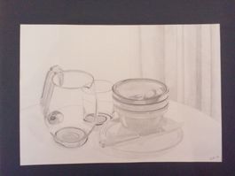 Bleistift Zeichnung auf papier