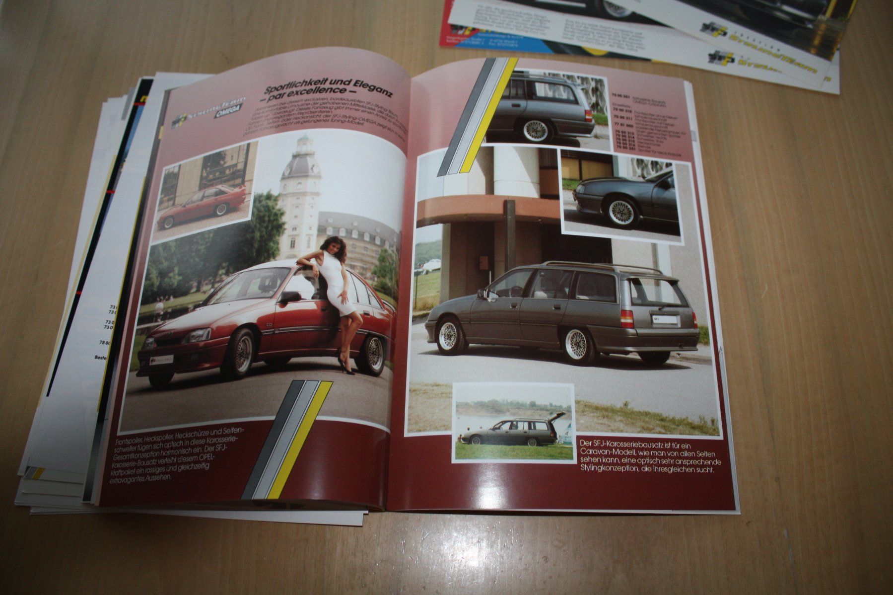 Opel Documenti: Opel Tuning SFJ Styling Katalog 1990 Prospekt – Usato da Wikon venduto da erwin400 7