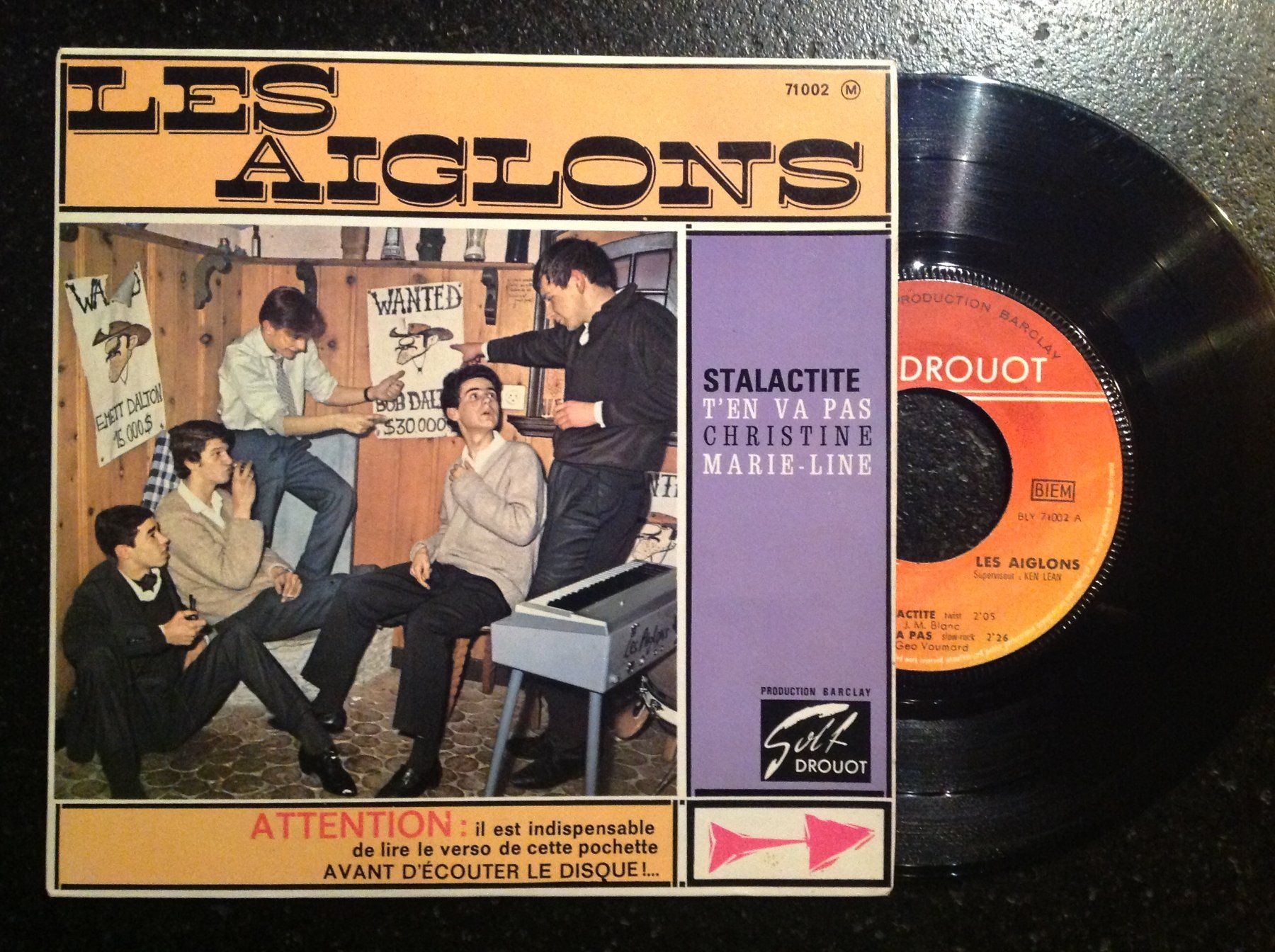 Schallplatten: 45 t disque Les Aiglons - 71002 - Stalactite – Gebraucht aus Vuiteboeuf von broticaire