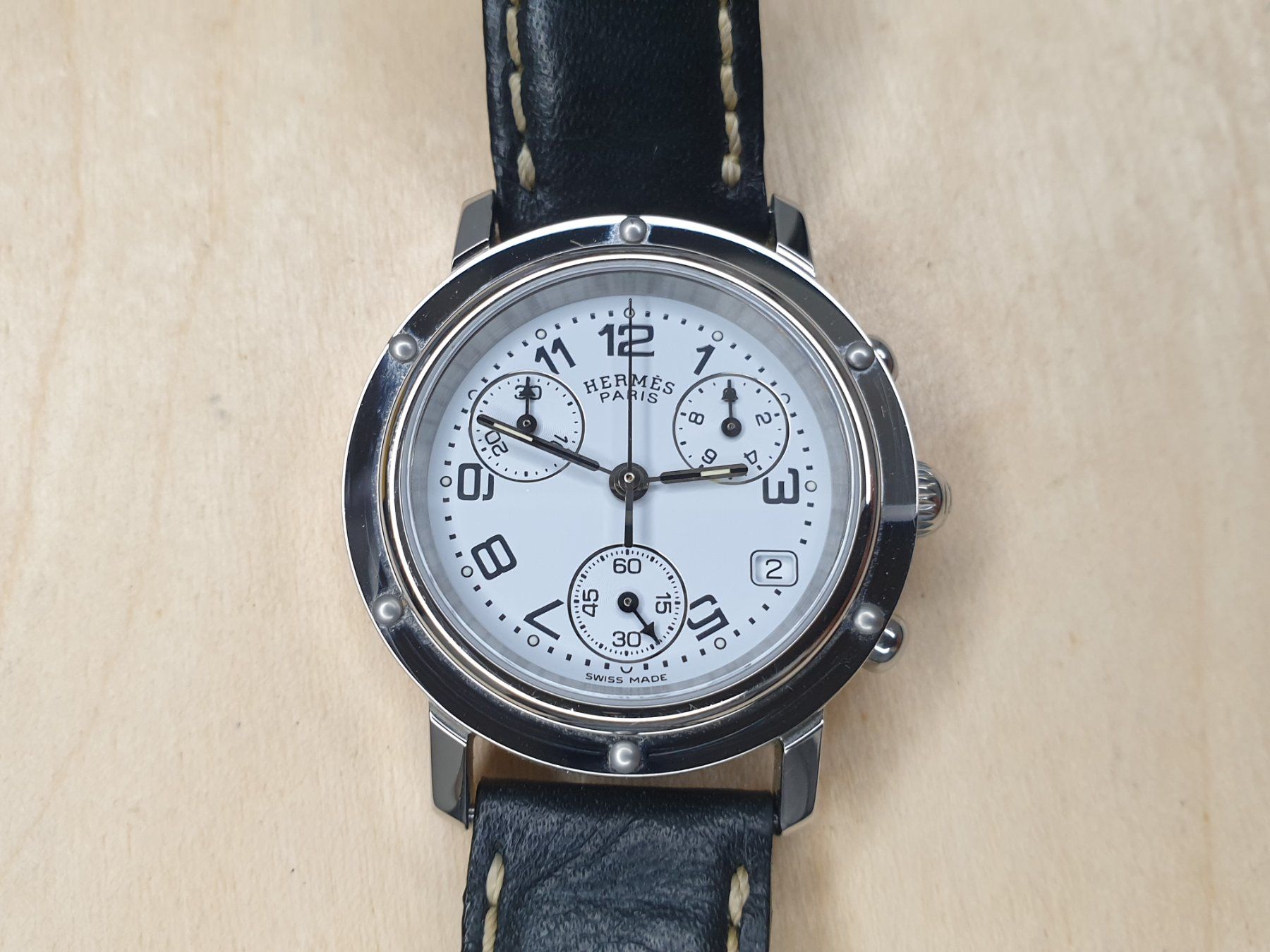 Hermès Orologi: Hermès Paris chronographe – Usato da Posieux venduto da Csardas. 1