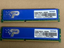 2x Patriot Memory RAM 4GB PC3-12800 CL9