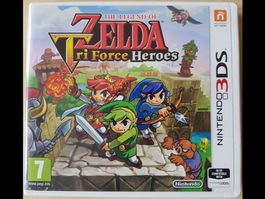 Zelda Tri Force Heroes - 3DS Nintendo - Deutsche Hülle
