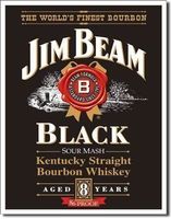 Blechschild - Jim Beam - Black Label