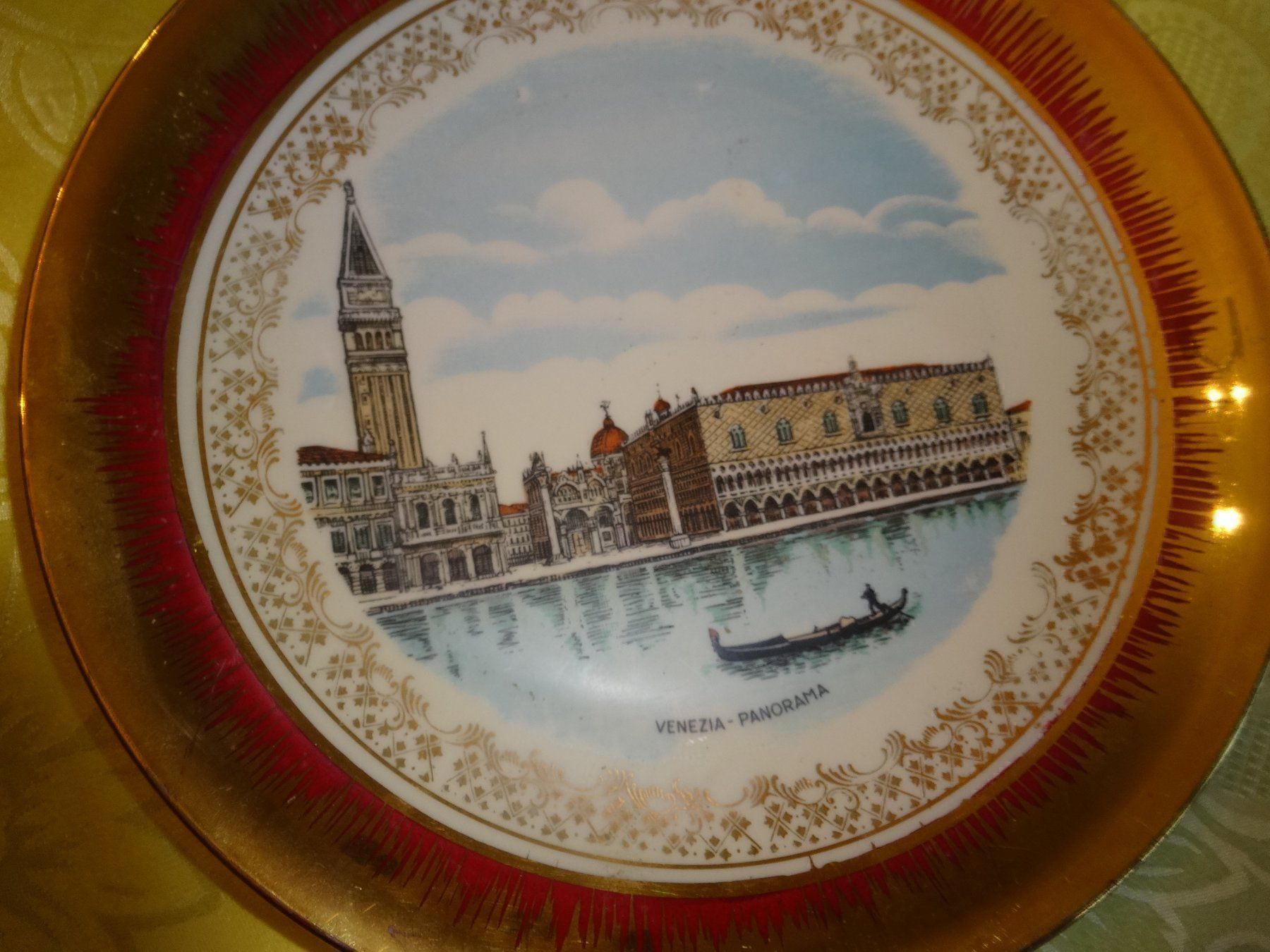 Teller: Assiette vintage - Venise – Gebraucht aus Biel/Bienne von milamila02 2