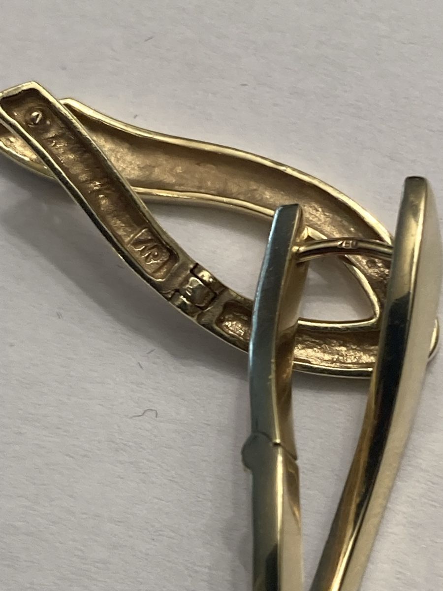 Orecchini pendenti & Orecchini a lobo: Ohringe 18k 6.66Gr 3cm – Usato da Dietikon venduto da Closet_refurbished 6