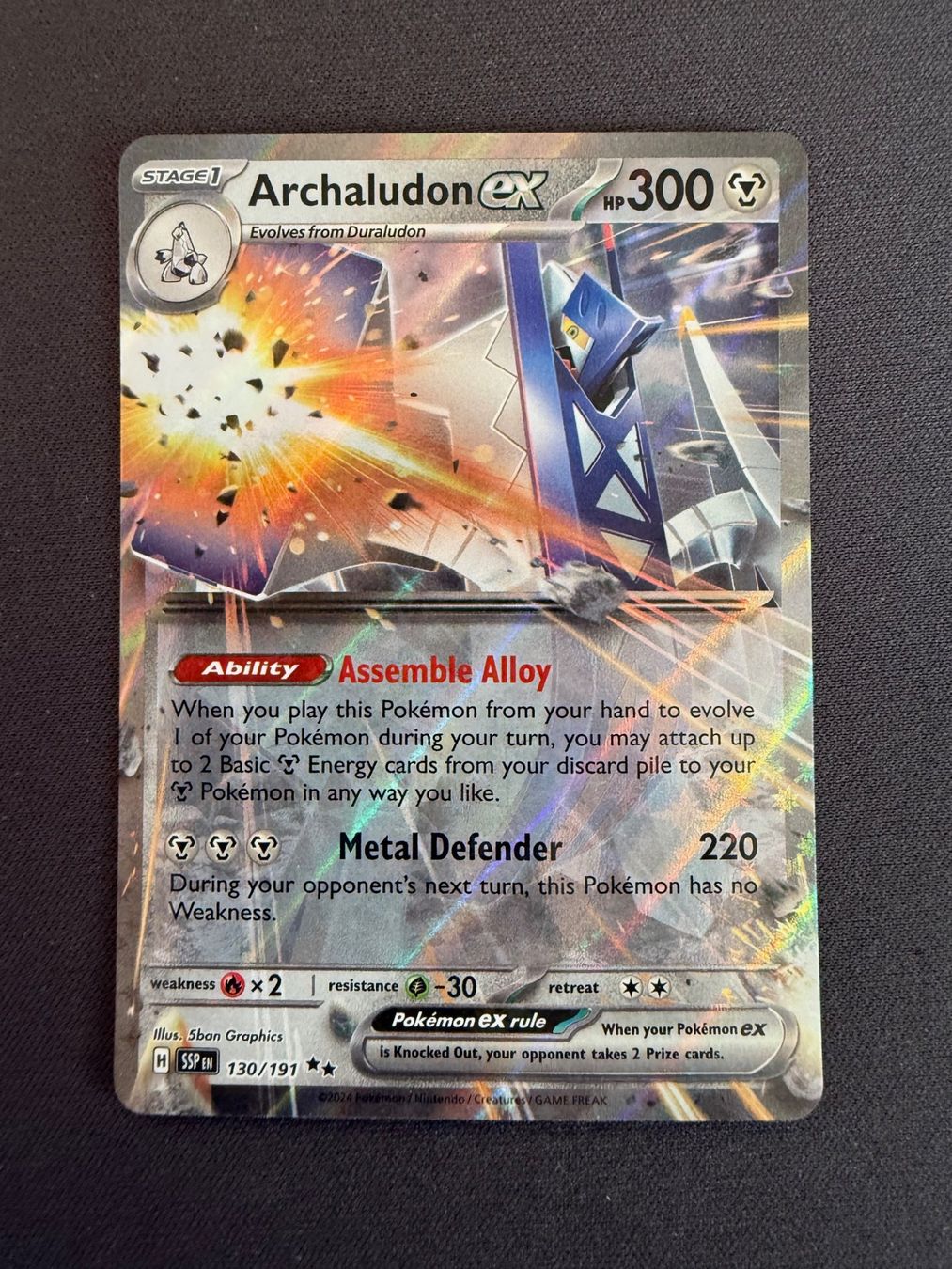 Pokémon Carte collezionabili: Archaludon ex #130 – Usato da Uster venduto da bacsev