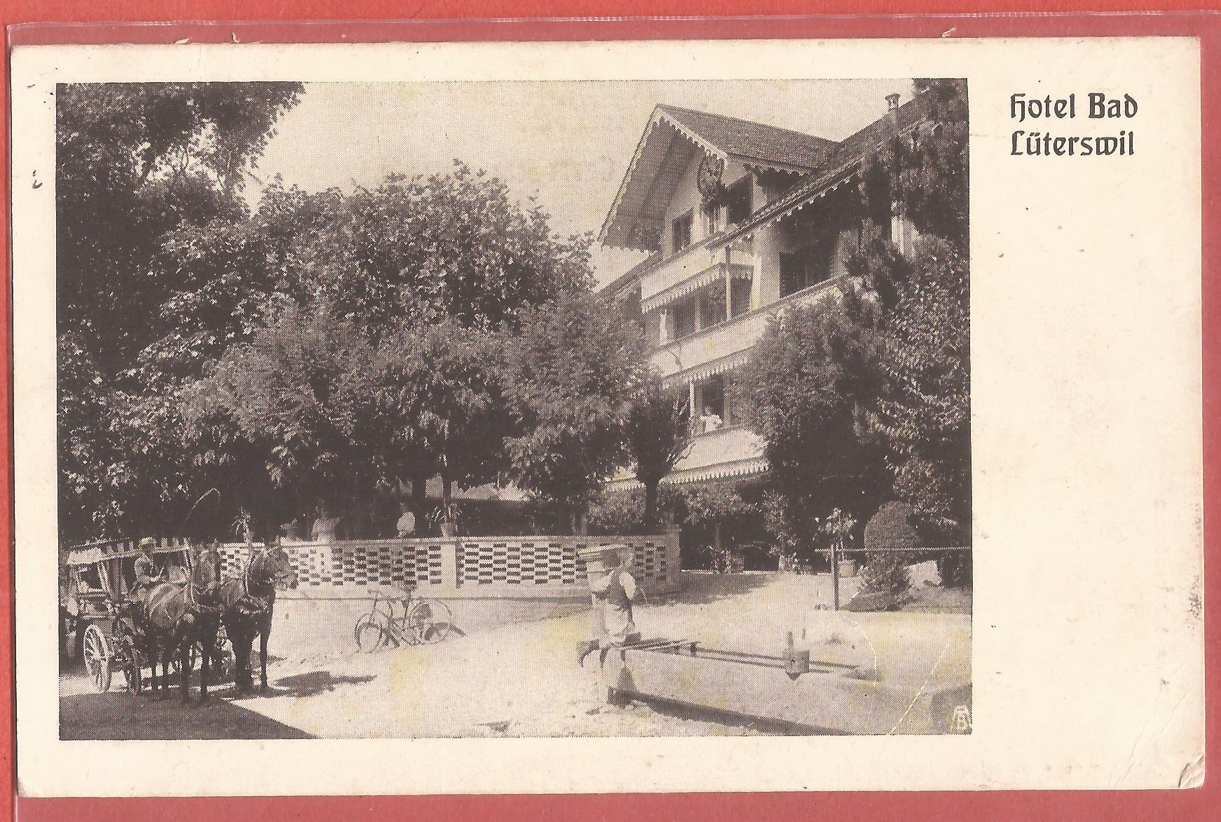 Cartes postales: Lüterswil - Bad Lüterswil mit Kutsche - ca. 1925 – D'occasion à Fislisbach par Porano