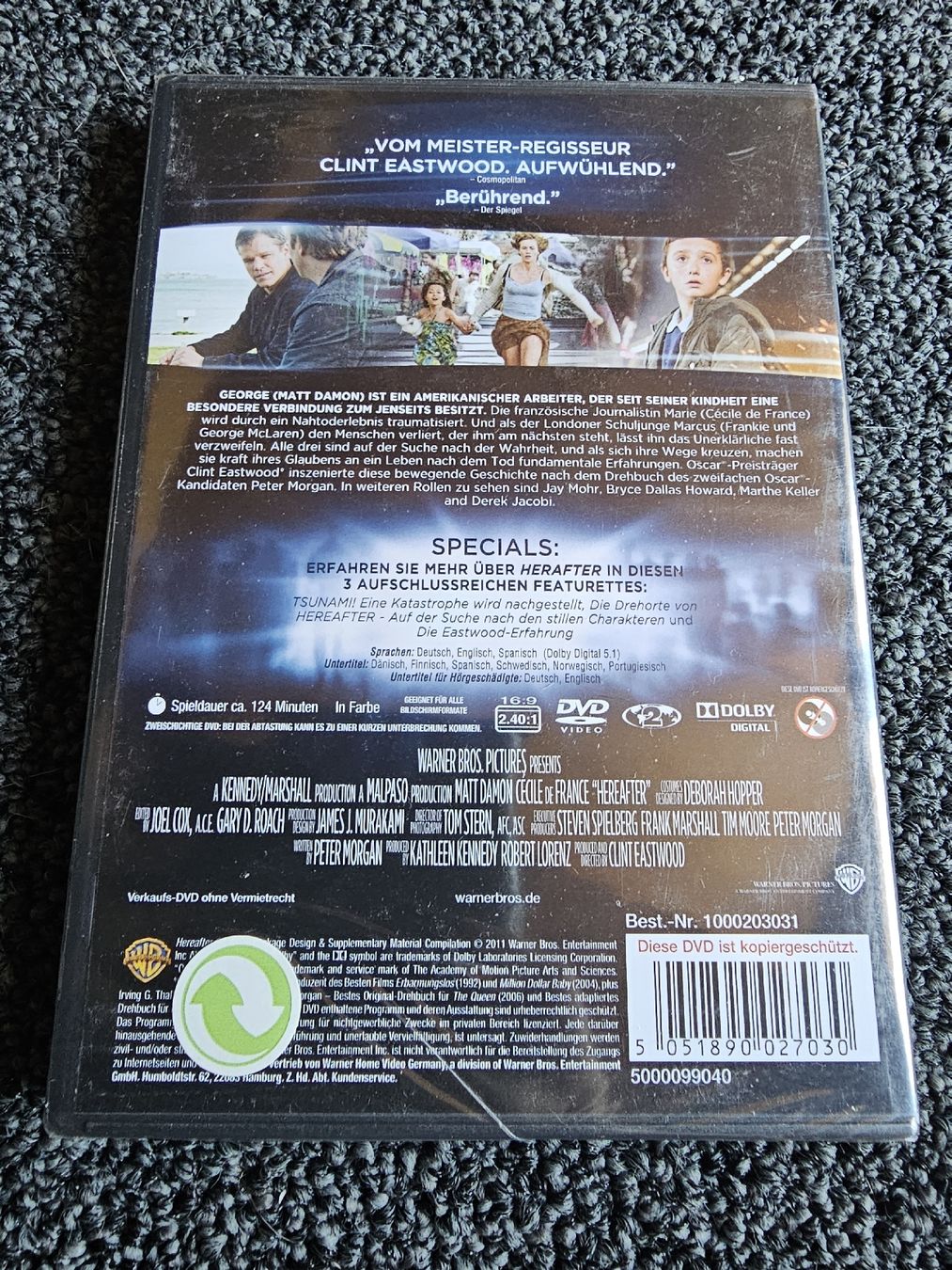 Tous les DVDs: DVD Hereafter Neuverpackt – Neuf avec emballage d'origine à Ruswil par jan_bxl5 1