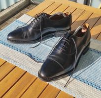 Berwick Lederschuhe schwarz, Gr. 41.5 / 7.5. 2x getragen
