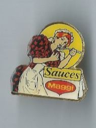 Placchette & Badge: Sauces Maggi Pin – Usato da Zürich venduto da t24_de