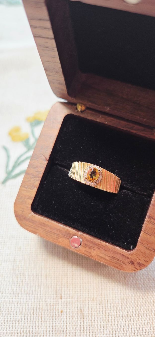 Anelli: NEW - S925 Citrine Ring (Adjustable) – Nuovo (secondo la descrizione) da Zürich venduto da cin_wcf6 2